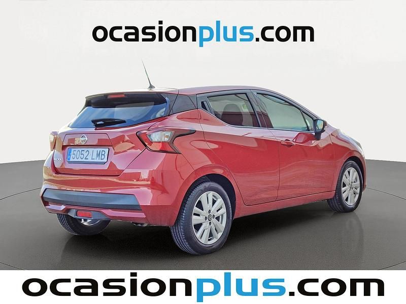 Usado Nissan Micra Acenta 100 CV (73 kW) 2020 Rojo Utilitario