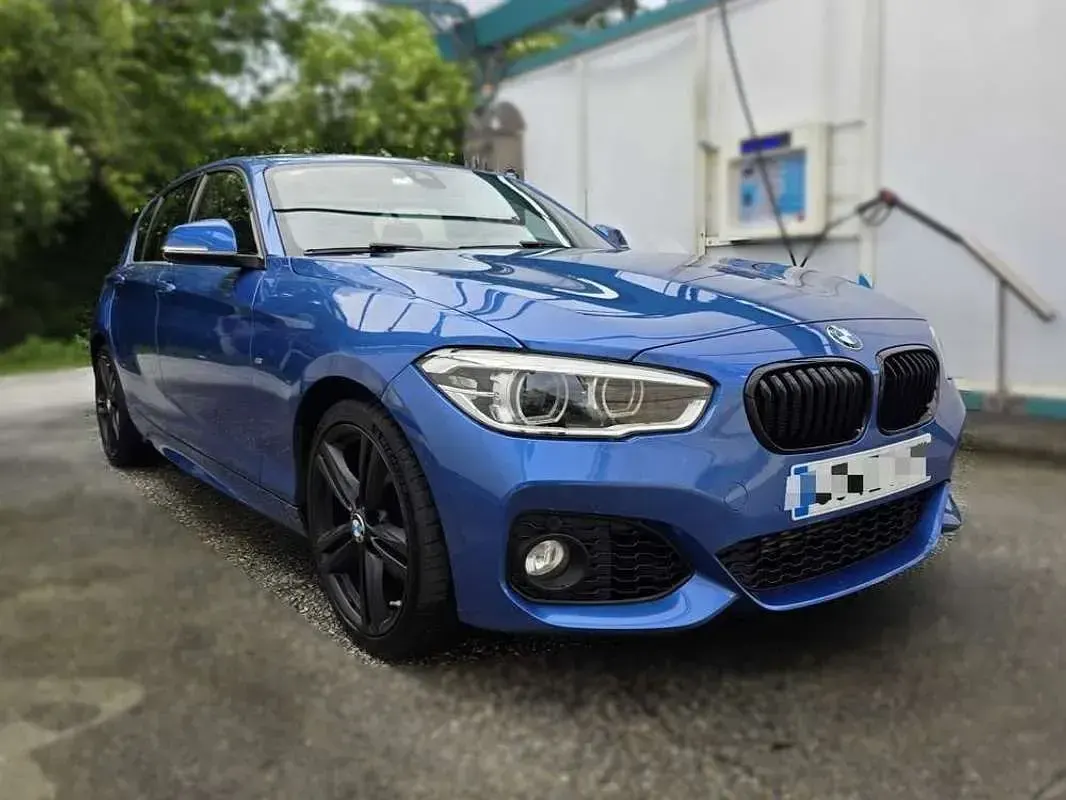 Usado BMW 116 218 CV (160 kW) 2016 Azul Utilitario
