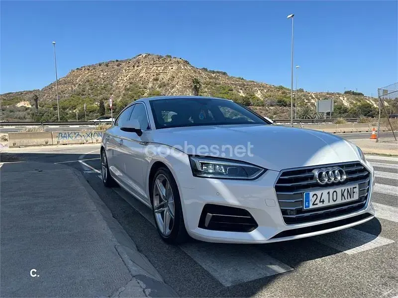Usado Audi A5 Sportback Sport 190 CV (139 kW) 2018 Blanco Utilitario