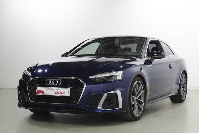 Azul Usado 2021 Audi A5 S-Line Coupe | 34.300 € (Precio justo) - Imagen 1/4