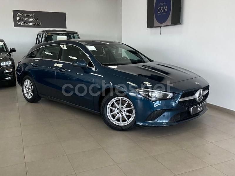 Azul Usado 2021 Mercedes CLA200 Shooting Brake Familiar | 19.990 € (Super precio) - Imagen 1/4