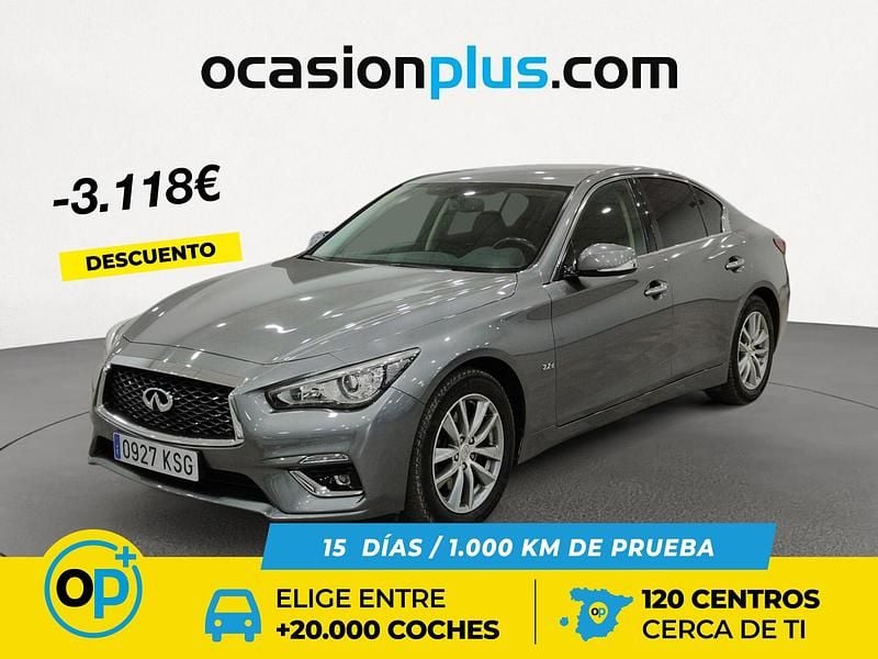 Gris Usado 2018 Infiniti Q50 Premium Berlina | 17.800 € (Precio justo) - Imagen 1/4