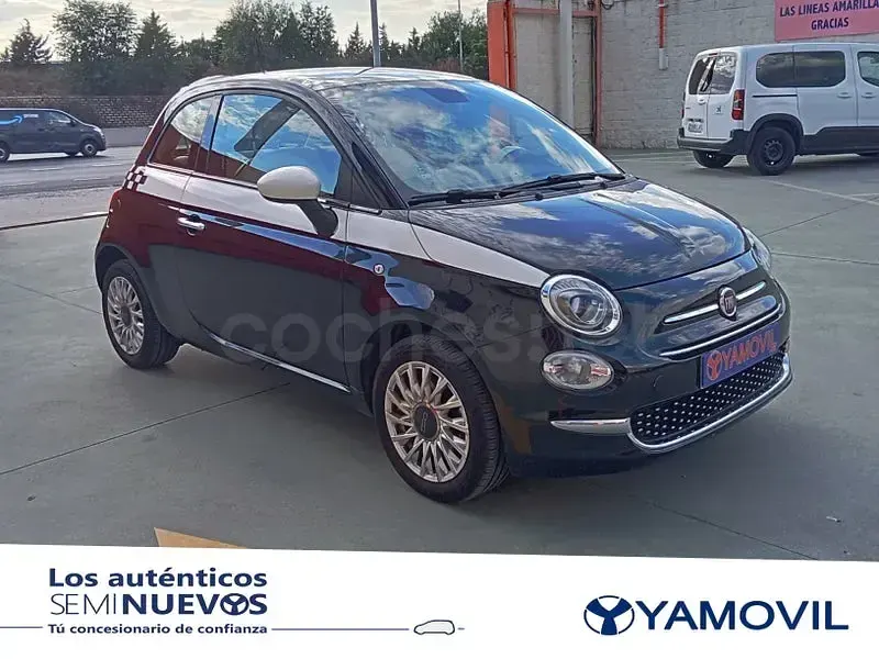 Usado Fiat 500 Lounge 69 CV (50 kW) 2020 Negro Berlina