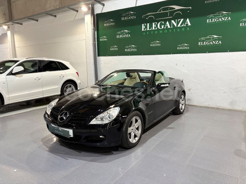 Negro Usado 2007 Mercedes SLK200 Descapotable | 10.990 € (Un poco caro) - Imagen 1/4