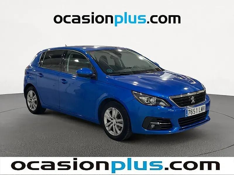 Usado Peugeot 308 Active 110 CV (80 kW) 2021 Azul Berlina