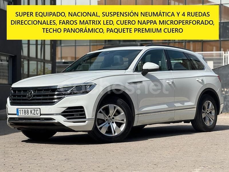 Blanco Usado 2019 VW Touareg Atmosphere SUV | 39.995 € (Un poco caro) - Imagen 1/4