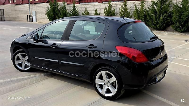 Usado Peugeot 308 Sport 120 CV (88 kW) 2008 Negro Berlina
