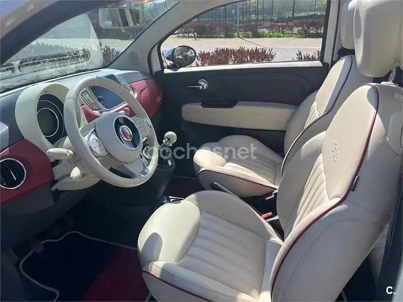 Usado Fiat 500C Riva 105 CV (77 kW) 2018 Blanco Descapotable