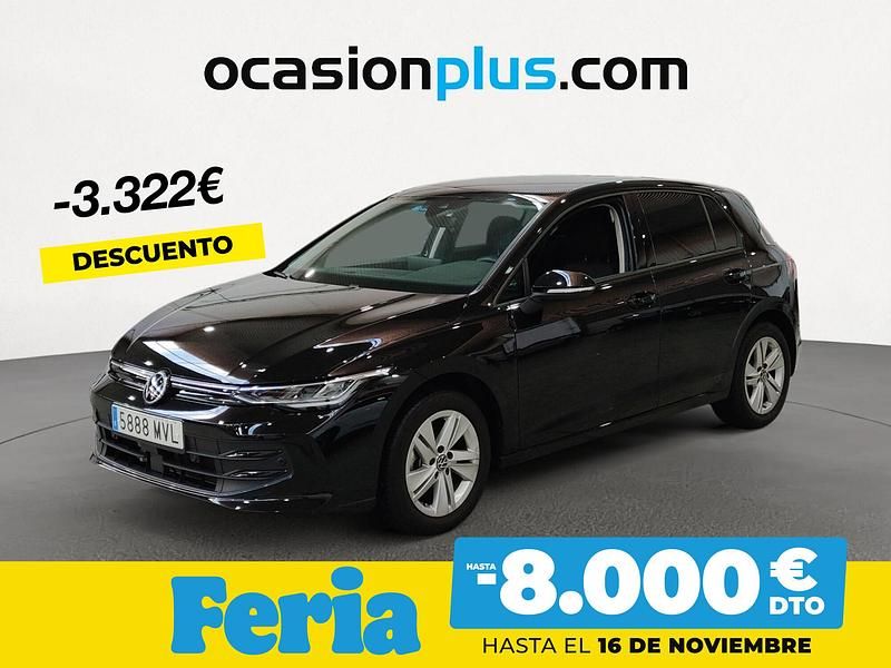Negro Usado 2024 VW Golf VIII Berlina | 23.350 € (Buen precio) - Imagen 1/3
