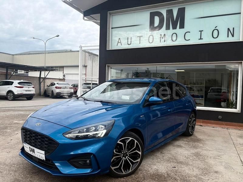 Usado Ford Focus ST-Line 125 CV (91 kW) 2019 Azul Familiar