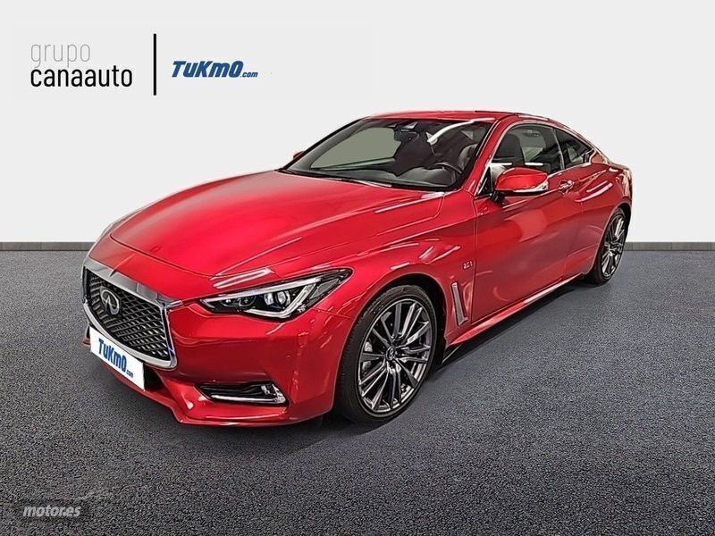 Rojo Usado 2017 Infiniti Q60 Sport Tech Coupe | 28.900 € - Imagen 1/4