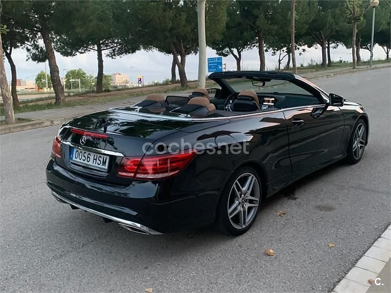 Usado Mercedes E250 204 CV (150 kW) 2013 Negro Descapotable