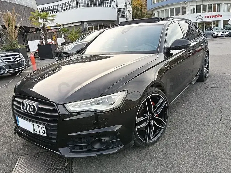 Usado Audi A6 S-Line 218 CV (160 kW) 2016 Negro Familiar