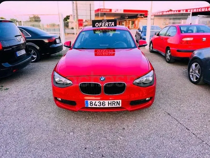 Usado BMW 116 Efficient Dynamics 116 CV (85 kW) 2012 Rojo Utilitario