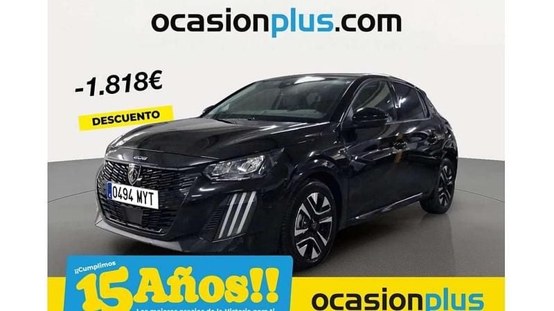 Negro Usado 2025 Peugeot 208 Allure Utilitario | 18.182 € (Buen precio) - Imagen 1/4