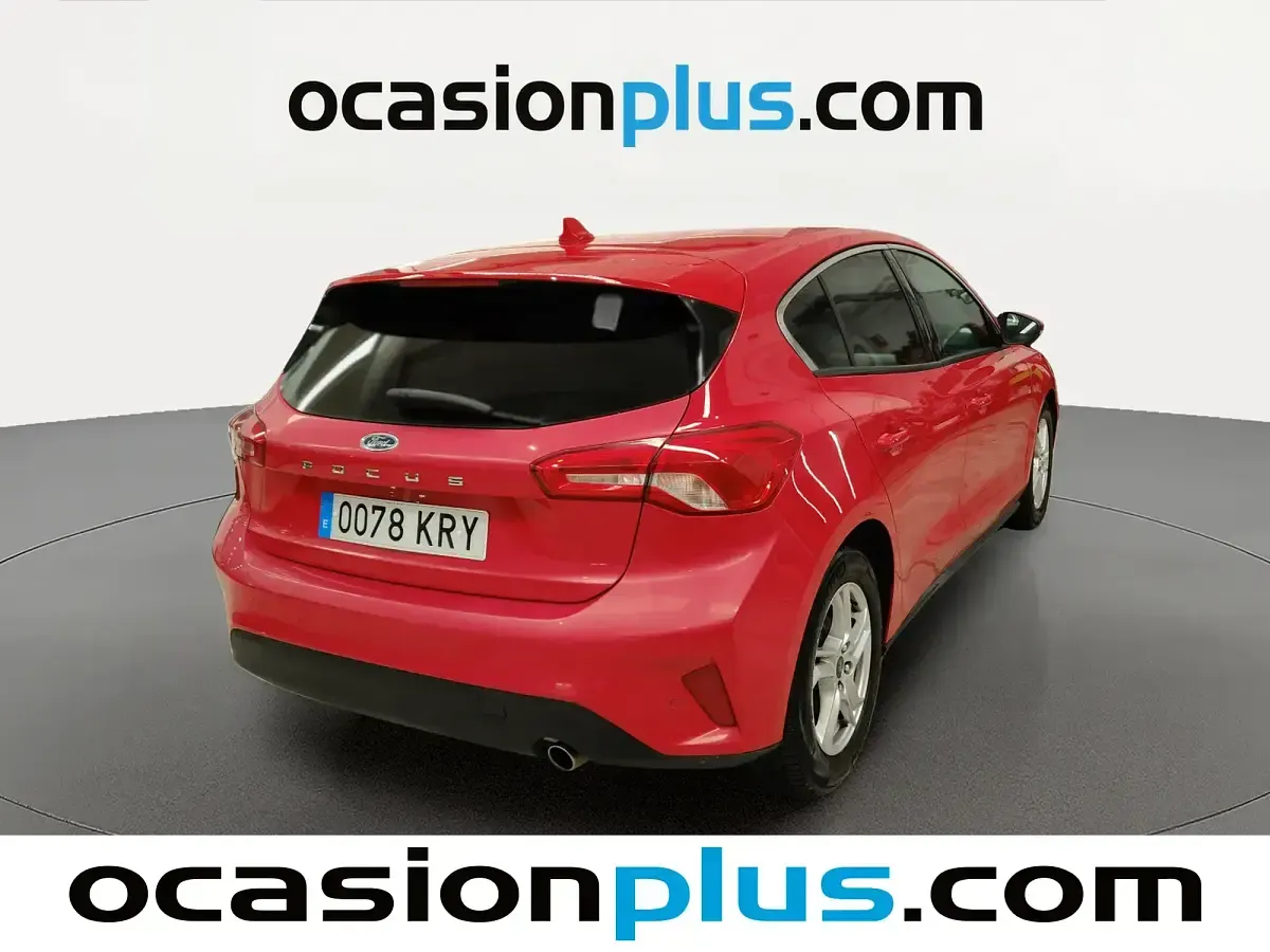 Usado Ford Focus Trend+ 125 CV (91 kW) 2018 Rojo