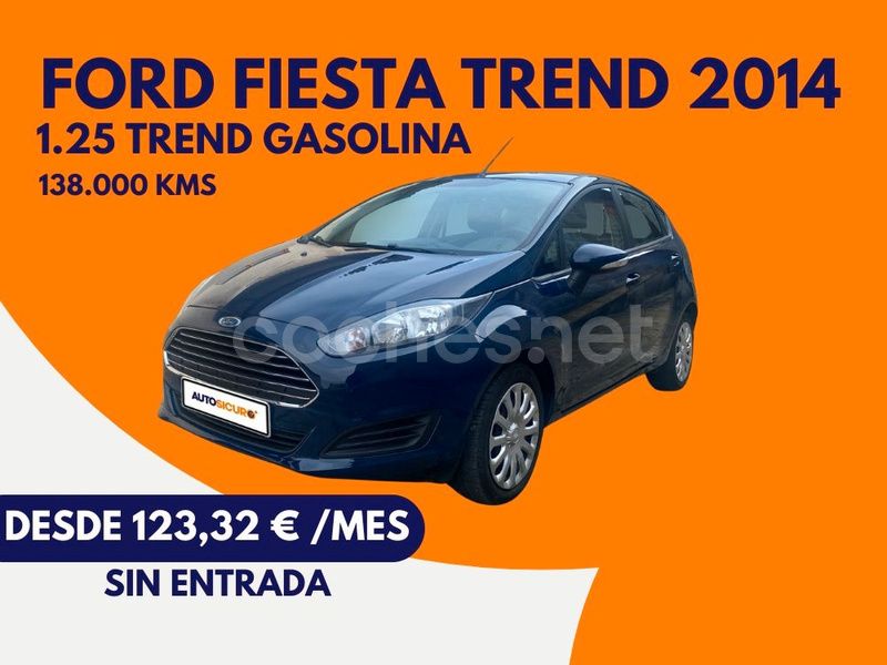 Azul Usado 2014 Ford Fiesta Trend Utilitario | 6990 € (Precio justo) - Imagen 1/4