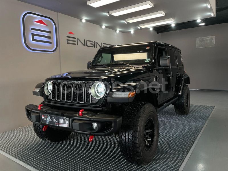 Negro Usado 2021 Jeep Wrangler Unlimited Sahara SUV | 69.900 € - Imagen 1/4