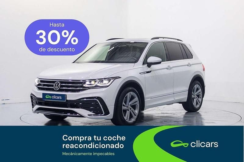 Usado VW Tiguan R-line 150 CV (110 kW) 2021 Gris SUV