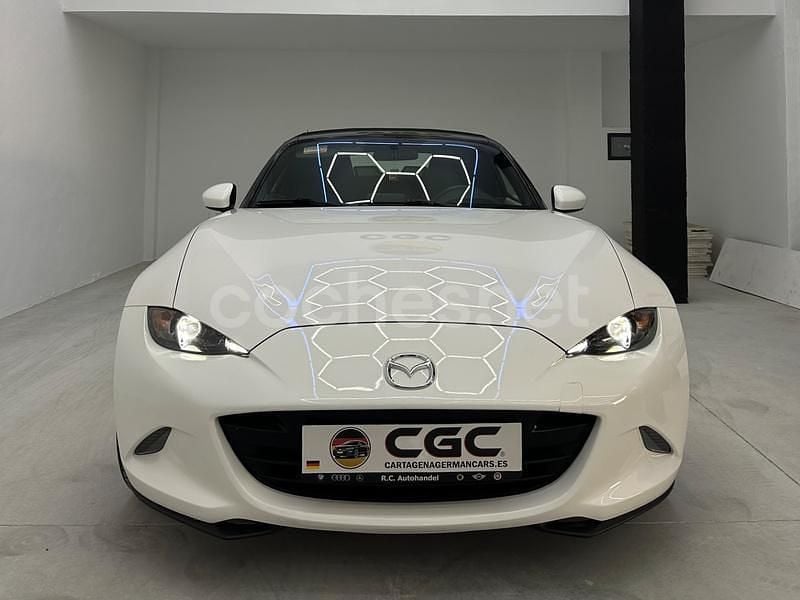 Blanco Usado 2017 Mazda MX5 Style Descapotable | 19.990 € (Buen precio) - Imagen 1/4