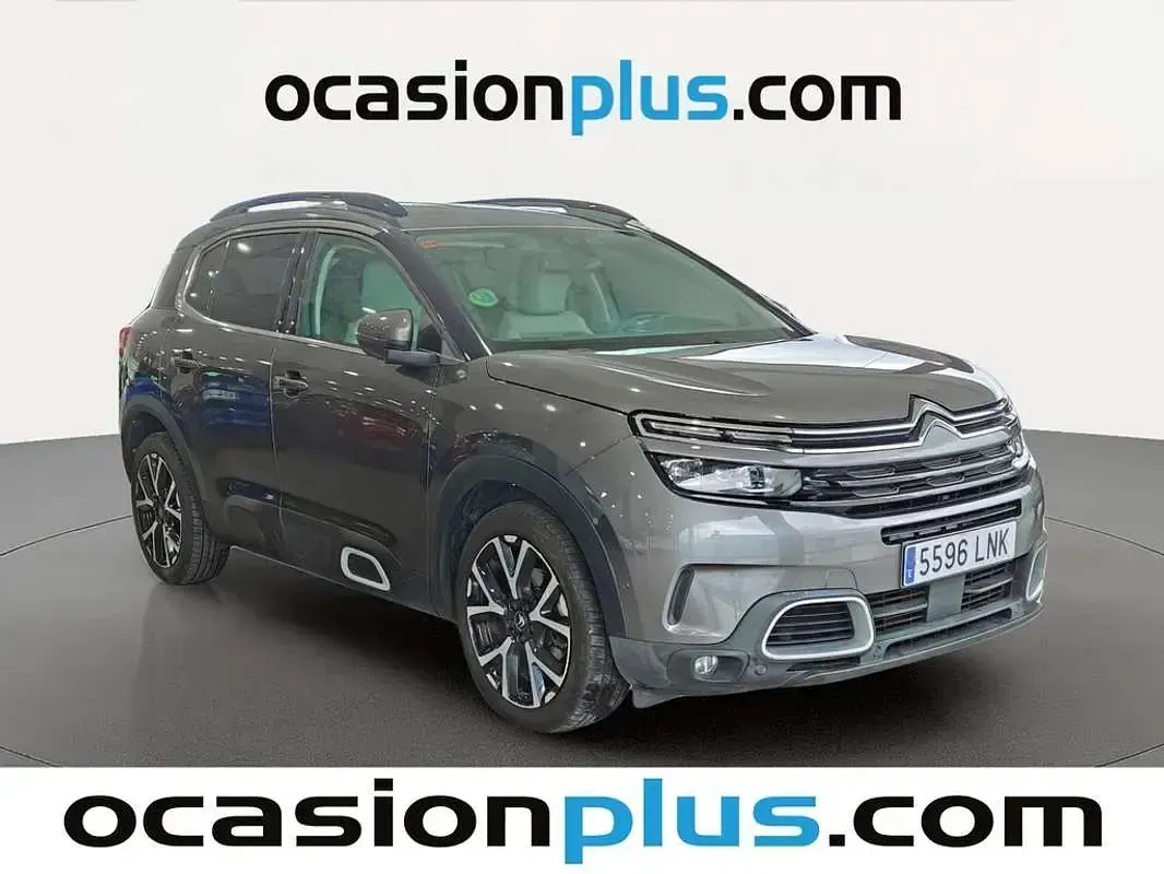 Usado Citroën C5 Aircross Shine 131 CV (96 kW) 2021 Gris SUV