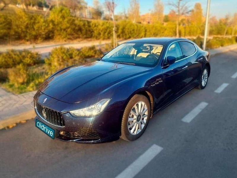 Usado Maserati Ghibli 250 CV (183 kW) 2018 Azul Berlina