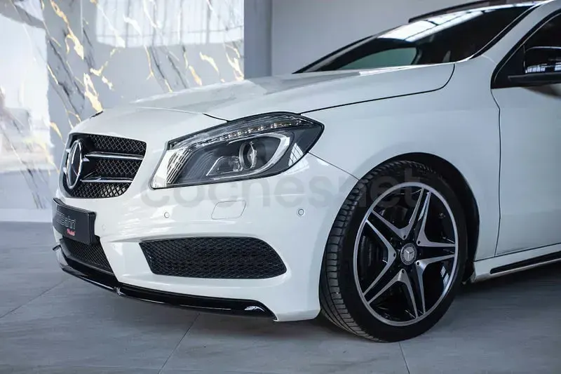 Usado Mercedes A250 AMG line 211 CV (155 kW) 2014 Blanco Utilitario