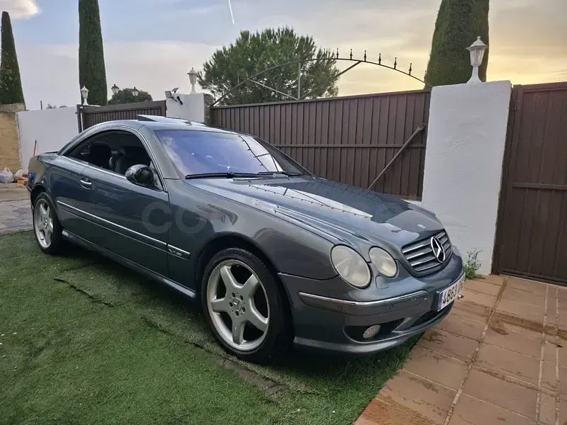 Usado Mercedes CL600 367 CV (269 kW) 2002 Azul Coupe