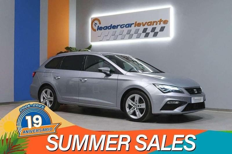 Plateado Usado 2020 Seat Leon ST FR Familiar | 15.400 € (Buen precio) - Imagen 1/4