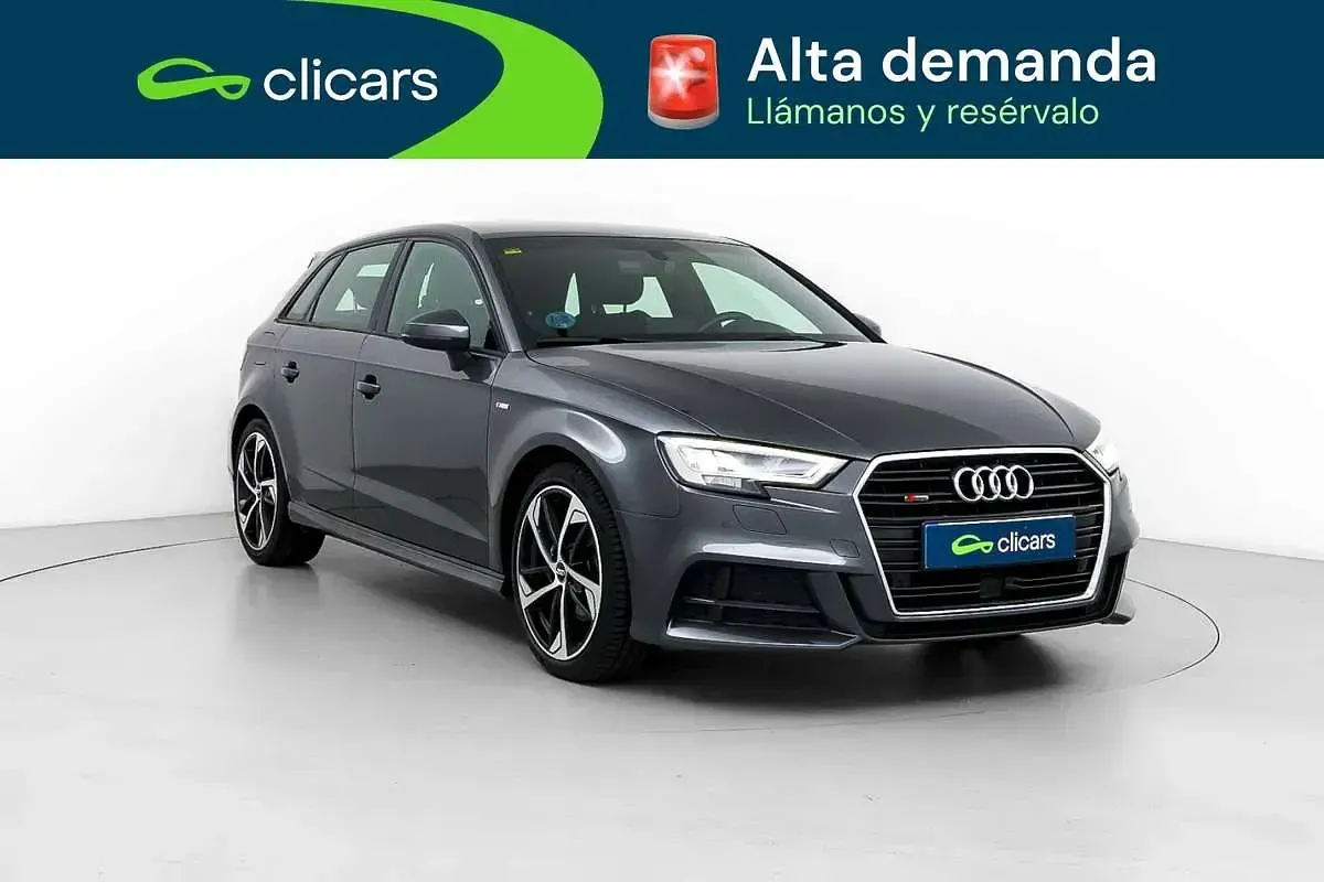 Usado Audi A3 Sportback S-Line 116 CV (85 kW) 2020 Gris Utilitario