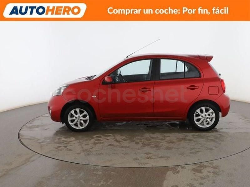 Usado Nissan Micra Acenta 80 CV (58 kW) 2016 Rojo Berlina
