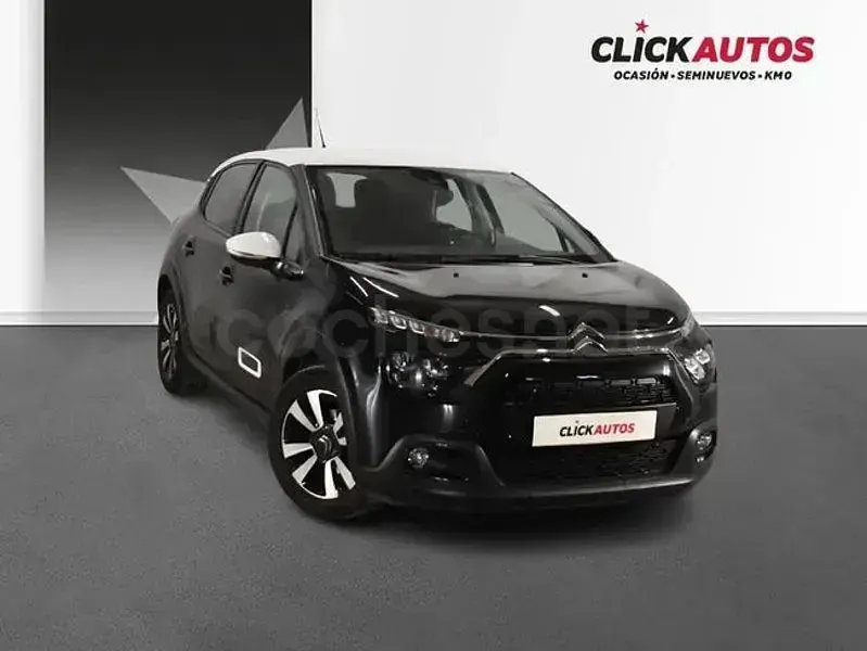 Usado Citroën C3 PureTech 83 CV (61 kW) 2024 Negro Berlina