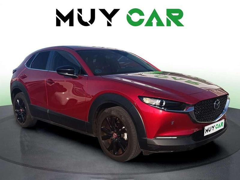Rojo Usado 2022 Mazda CX-30 Homura-Line SUV | 23.990 € (Precio justo) - Imagen 1/4