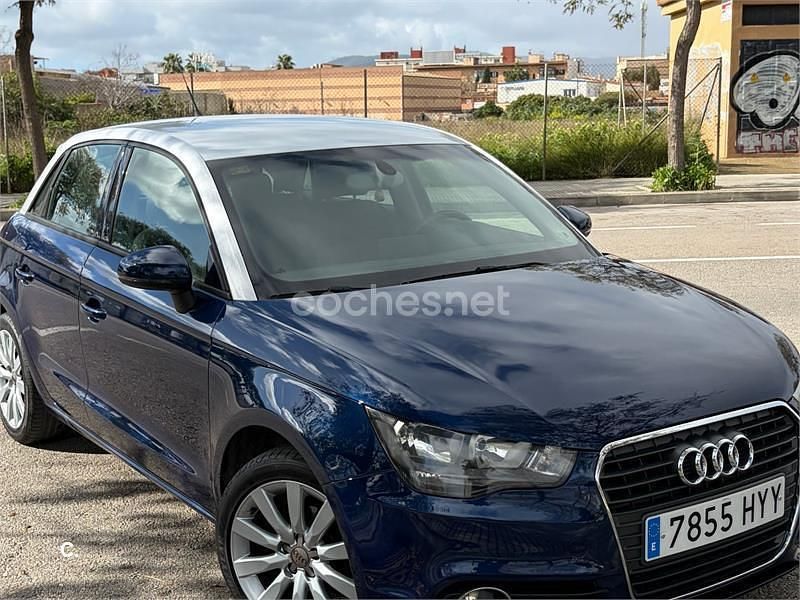 Usado Audi A1 Sportback 86 CV (63 kW) 2013 Azul Utilitario