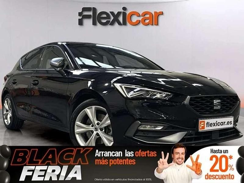 Negro Usado 2022 Seat Leon FR Utilitario | 20.690 € (Precio justo) - Imagen 1/4