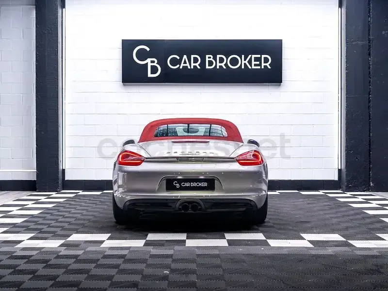 Usado Porsche Boxster 315 CV (231 kW) 2013 Gris / plata Descapotable