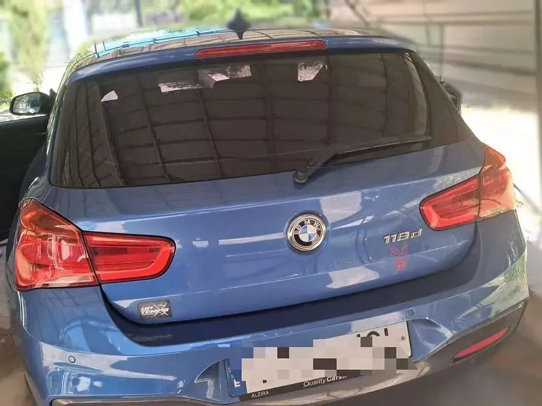 Usado BMW 118 150 CV (110 kW) 2015 Azul Utilitario