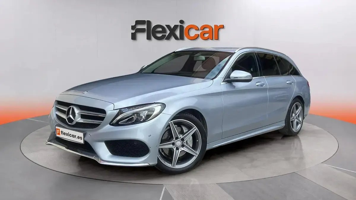 Usado Mercedes C220 AMG 170 CV (125 kW) 2016 Gris Familiar