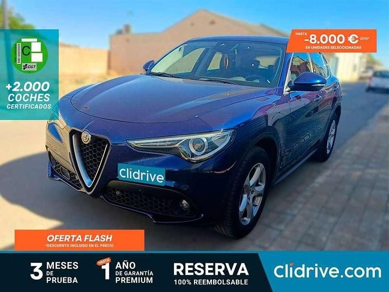 Azul Usado 2017 Alfa Romeo Stelvio Super SUV | 16.790 € (Precio justo) - Imagen 1/3