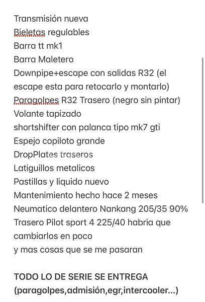 Usado VW Golf III 110 CV (80 kW) 1999 Rojo Berlina