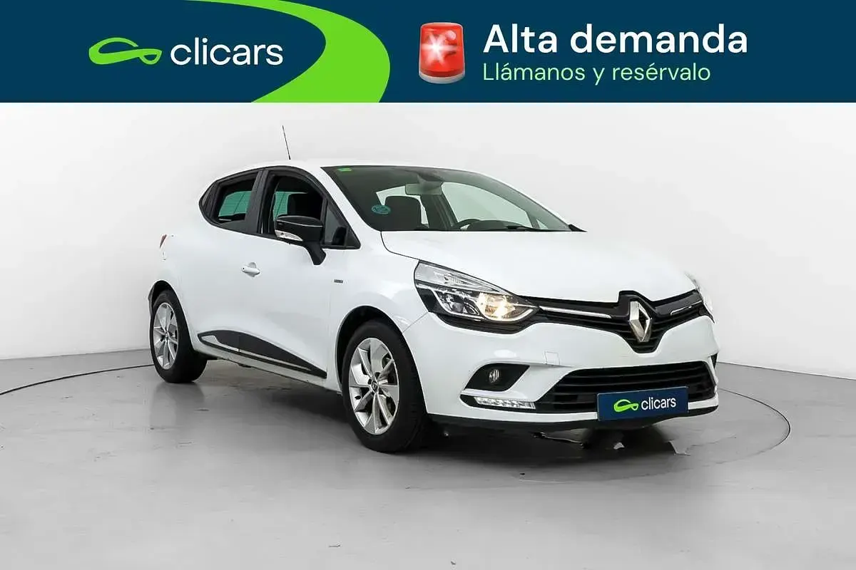 Usado Renault Clio LIMITED 90 CV (66 kW) 2018 Blanco Utilitario