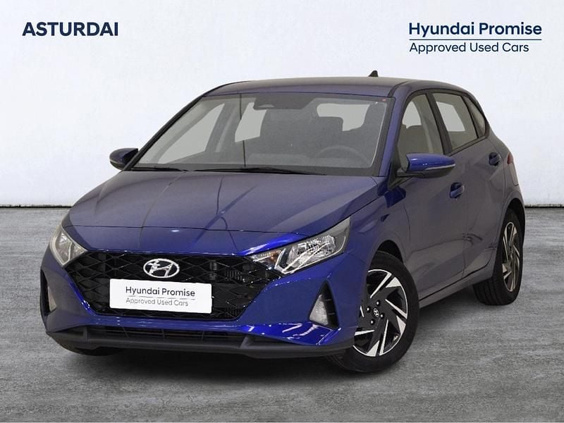 Usado Hyundai i20 84 CV (61 kW) 2024 Azul Berlina
