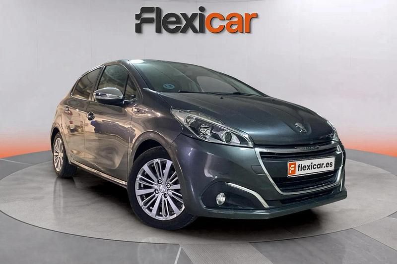 Usado Peugeot 208 Style 75 CV (55 kW) 2016 Gris Utilitario