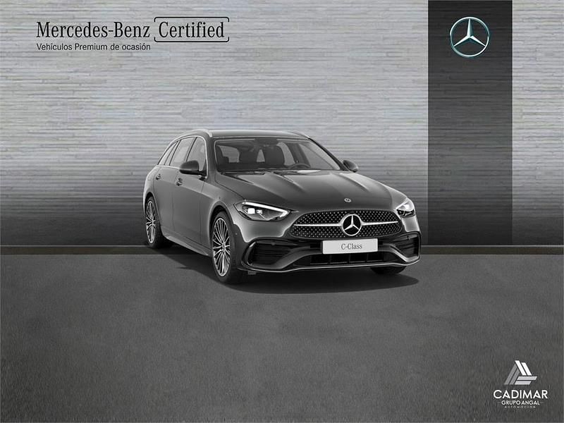 Usado Mercedes C220 AMG line 200 CV (147 kW) 2025 Gris grafito Familiar