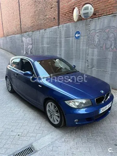 Usado BMW 118 Sport Line 143 CV (105 kW) 2008 Azul Utilitario