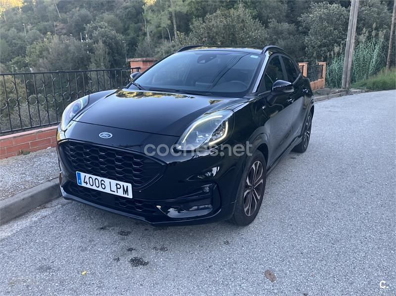 Negro Usado 2021 Ford Puma ST-Line SUV | 15.500 € (Precio justo) - Imagen 1/4