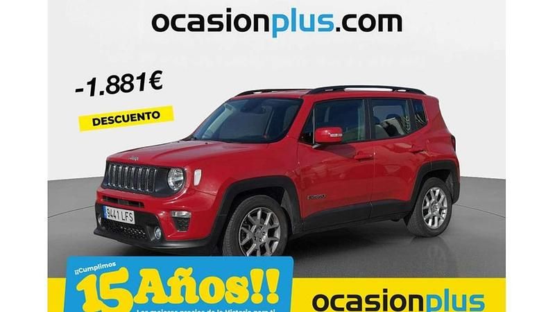 Rojo Usado 2020 Jeep Renegade Longitude SUV | 18.591 € (Precio justo) - Imagen 1/4