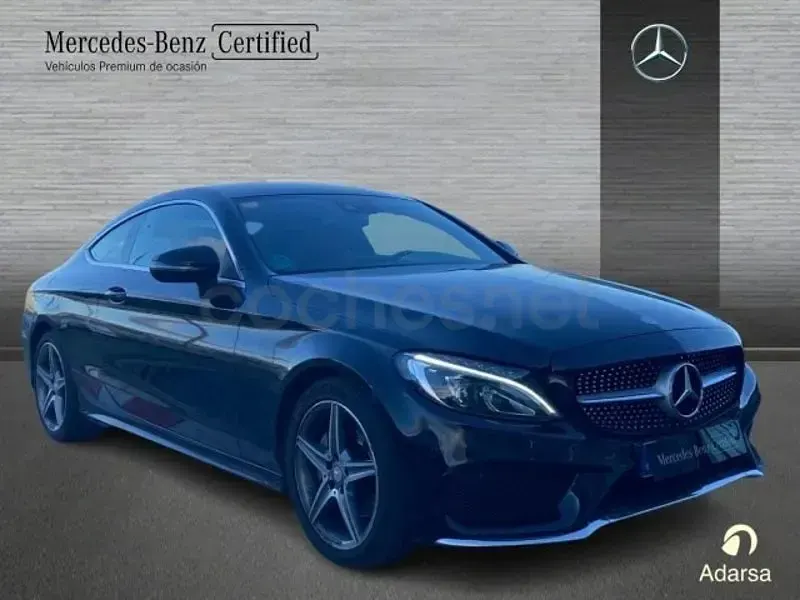 Usado Mercedes C220 170 CV (125 kW) 2016 Negro Coupe