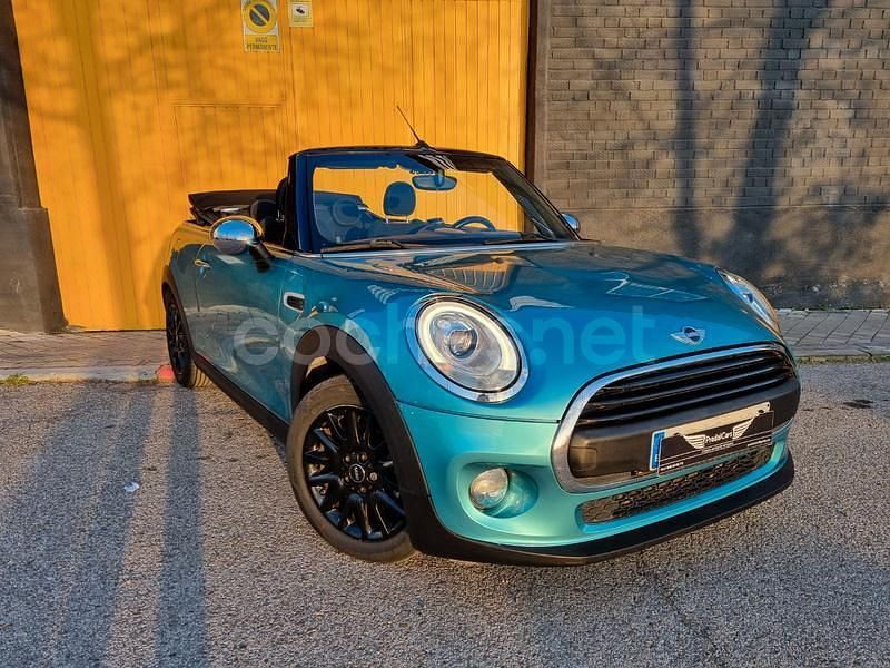 Usado Mini One Cabriolet 102 CV (75 kW) 2016 Azul Descapotable