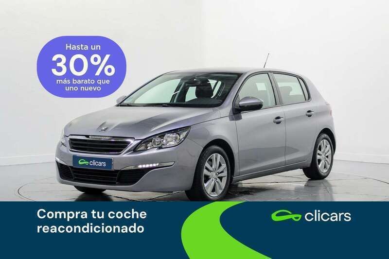 Gris Usado 2015 Peugeot 308 Active Utilitario | 8090 € (Precio justo) - Imagen 1/4